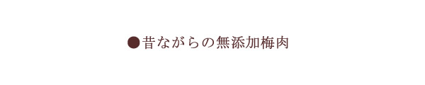 昔ながらの無添加梅肉